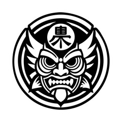 Tengu symbol icon in filled style