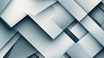 Obraz premium Abstract geometric grey shapes overlap; digital background; website design