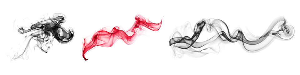 PNG abstract smoke effect, element set on transparent background