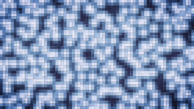 Pixelated Mosaic Tiles Animated Background