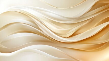 Creamy beige waves abstract background texture