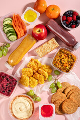 Premade gluten free salads, snack, smoothies. Quick food to eat on the go or for lunch break, ready gluten free meals