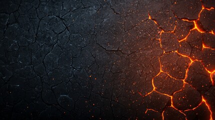 Blazing inferno, fire flames engulfing the darkness on a black background burning