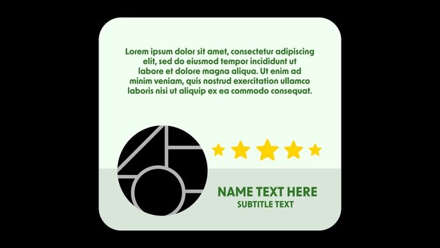 Modern Customer Review Template