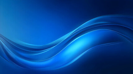 Fototapeta premium Blue Gradient Swoosh Abstract Background for wallpaper of pc laptop desktop