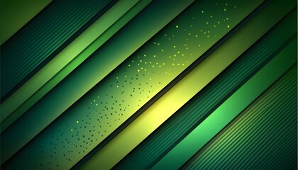 Obraz premium Abstract Green Diagonal Stripes Pattern Design