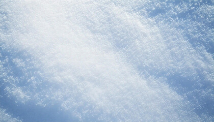 Closeup of white snow texture background