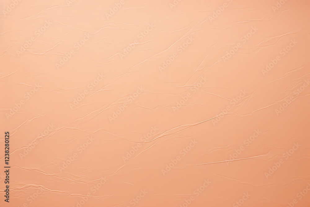 Poster soft peach color paper background with subtle texture ideal for creative projects and design concept