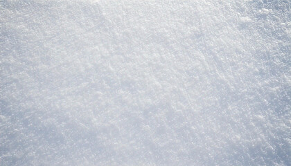 Closeup of white snow texture background
