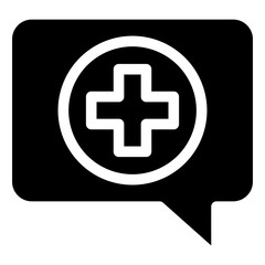 Diagnosis Glyph Icon