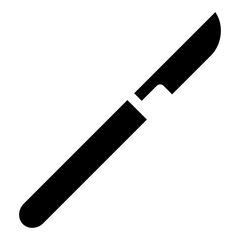 Scalpel Glyph Icon