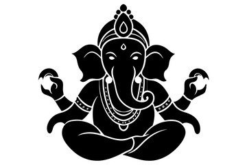 illustration of hindu lord icon