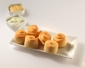 Pizzanini ungefüllt, pizza, Pizzabrötchen, Italien, Snack, Pizzateig, 