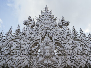 White temple in Chiang Rai, Thailand
