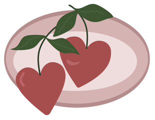 Herzkirschen - Valentin, Liebe, Geborgenheit, Zuneigung