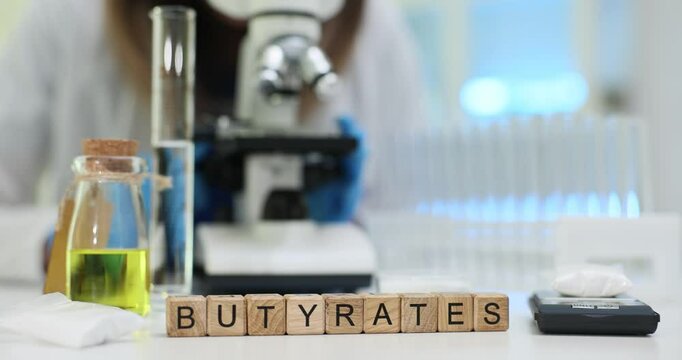 We are exploring butyrates in a cuttingedge modern laboratory environment filled with advanced scientific equipment