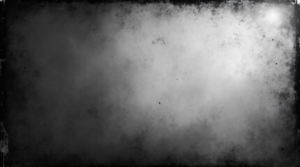 Obraz premium Moody Black and White Grunge Texture with Soft Light Glow in a Distressed Frame.