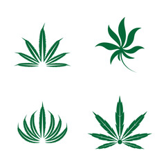 cannabis leaf symbol and icon