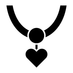 Jewelry Glyph Icon Design