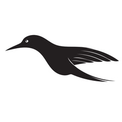 bird logo icon isolated vector illustration template design