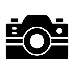 Camera Glyph Icon Design