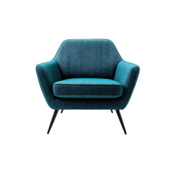 modern luxury furniture chair isolated on a transparent background, in PNG format