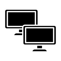 LAN Connection glyph icon