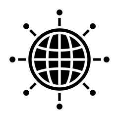 Data Hub glyph icon
