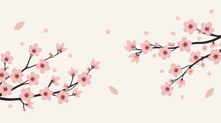 Fototapeta premium illustration of flowers