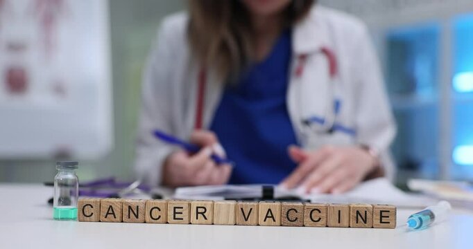 A knowledgeable healthcare professional discusses recent advancements in the field of cancer vaccine research