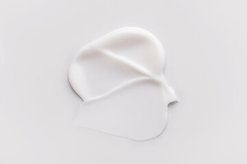 cosmetic sample cream texture closeup skin care concept