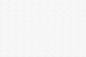 白い和柄の背景　紗綾形