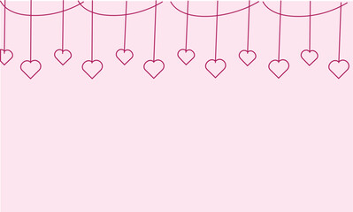 Valentine's day background. Vector illustration