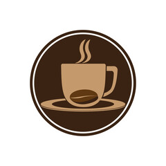 coffe cup icon vector illustration template design