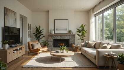 Fototapeta premium modern living room