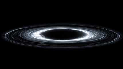 Black hole accretion disk space cosmos science fiction illustration