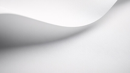 The smooth surface of a white sheet of paper serves as a background.