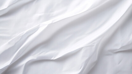 Fototapeta premium The smooth surface of a white sheet of paper serves as a background.