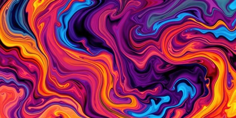 Swirling patterns of colorful inks creating depth, artistic effect, swirling patterns