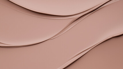 Smooth Mocha Mousse beige and brown paint texture with soft curves