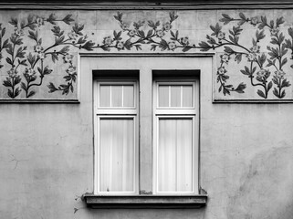 Art nouveau architectural detail from the streets in Sarajevo