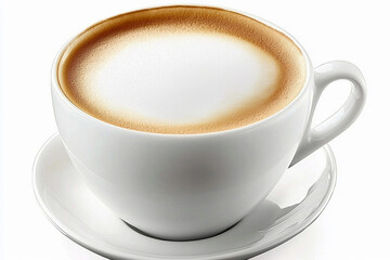Fototapeta premium Perfectly crafted coffee with foam at a cafe