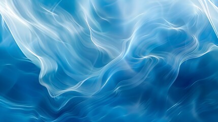 A blue and white water wave with a white line in the middle