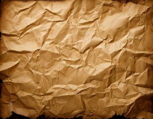 Obraz premium Recycled Kraft Paper radiates ecofriendly texture, exuding rustic charm, sustainable composition inspiring creative innovation, durable structure delivering versatile performance, organic fiber enhanc