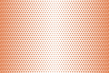 simple abstract dark orange color creative geometric dot halftone pattern