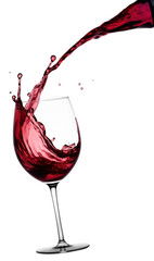 PNG Red wine splash glass elegance
