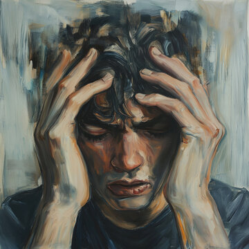 man burnout