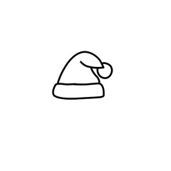 Christmas Hat Line Icon