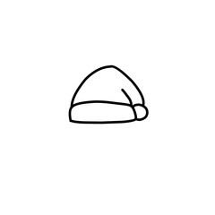Christmas Hat Line Icon