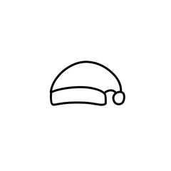 Christmas Hat Line Icon